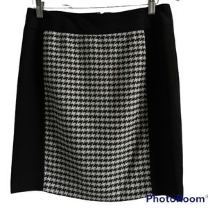 AMANDA + CHELSEA Houndstooth Skirt, 6